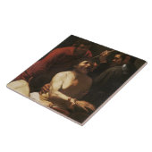 Christus Crowned by Thorns, c.1602 Tegeltje (Zijkant)