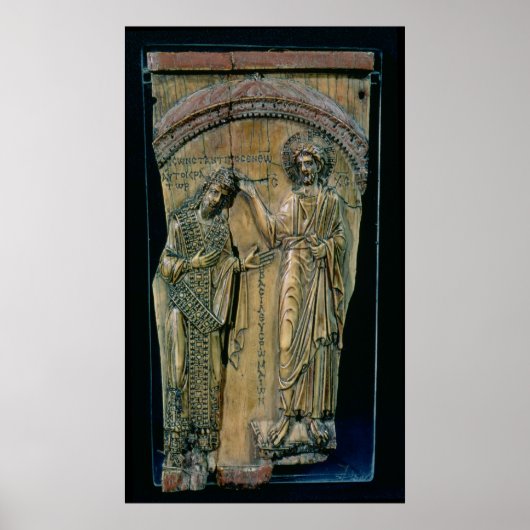 Christus Crowning the Emperor Constantine VII Poster (Voorkant)