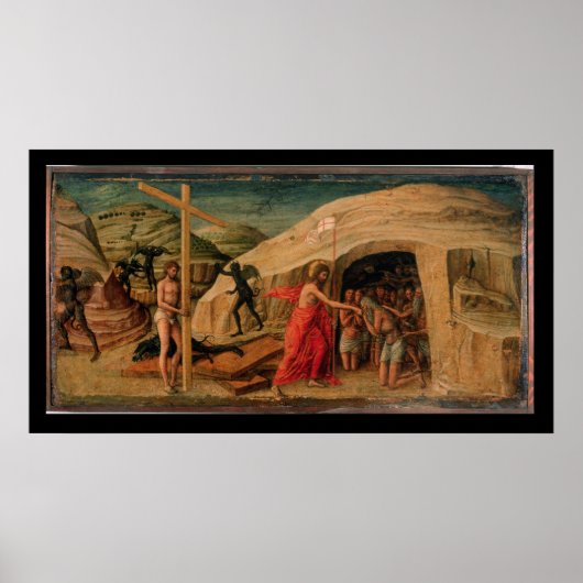 Christus daalt naar Limbo Poster (Voorkant)