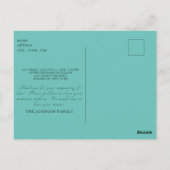 Christus Dan Zingt Mijn Ziel Feest Van Het Leven Briefkaart (Achterkant)