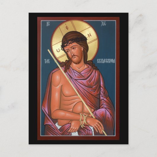 Christus de Bridegroom-gebedskaart Briefkaart (Voorkant)