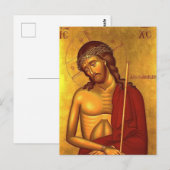 Christus de Bruidegom Extreme Demut Icoon Briefkaart (Voorkant / Achterkant)
