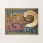Christus de bruidegom Offerkoningsicoon Legpuzzel (Horizontaal)