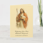 Christus de Goede Herder Eerste Pastoraat Priester Kaart (Voorkant)