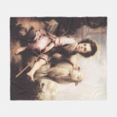 Christus de Goede Herder Fleece Deken (Voorkant (Horizontaal))