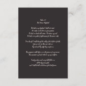 Christus de Goede Herder Psalm 23 Informatiekaartje (Achterkant)