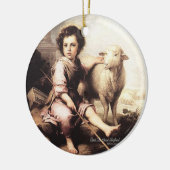 Christus De Goede Shepherd Keramisch Ornament (Links)