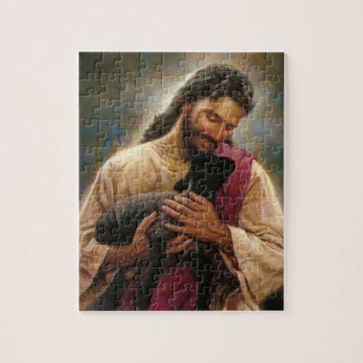 Christus De Goede Shepherd Legpuzzel (Verticaal)