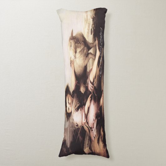 Christus De Goede Shepherd Lichaamskussen (Voorkant Verticaal)