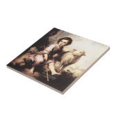 Christus De Goede Shepherd Tegeltje (Zijkant)