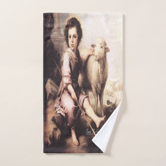 Christus de Good Shepherd Bad Handdoek (Handdoek)