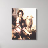 Christus de Good Shepherd Canvas Afdruk (Voorkant)