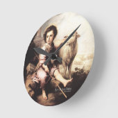 Christus de Good Shepherd Ronde Klok (Hoek)