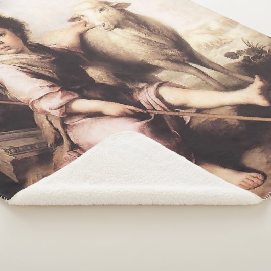 Christus de Good Shepherd Sherpa Deken (3/4)