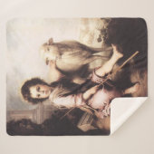 Christus de Good Shepherd Sherpa Deken (Voorkant (horizontaal))