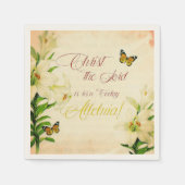 Christus de Heer is ris vandaag Servetten (Voorkant)