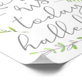 Christus de Heer is vandaag de Paasmuur Kunst Poster (Hoek)