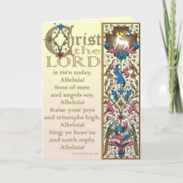 Christus de Heer is vandaag de Paskaart Feestdagen Kaart