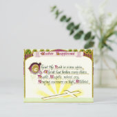 Christus de Heer is weer opgestaan Hymne Pasen Briefkaart (Staand voorkant)