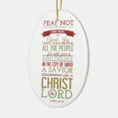 Christus de Heer Keramisch Ornament (Links)