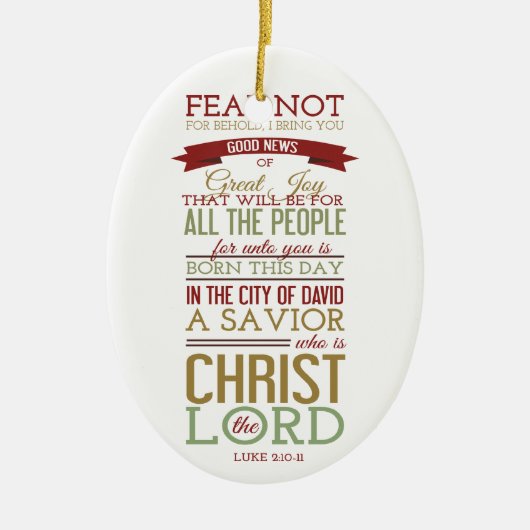 Christus de Heer Keramisch Ornament (Voorkant)