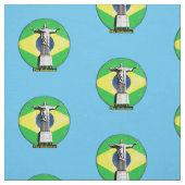 Christus De herdenker Rio de Janero Stof (Swatch)