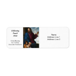 Christus - De kinderen Artemisia Gentileschi ontsl Etiket