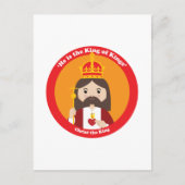 Christus de koning briefkaart (Voorkant)