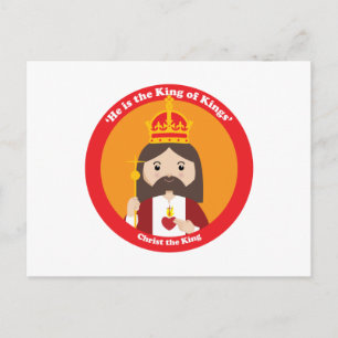 Christus de koning briefkaart