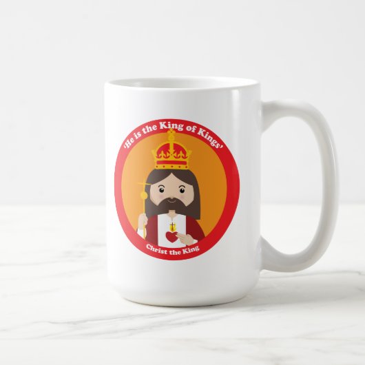 Christus de koning koffiemok (Rechts)