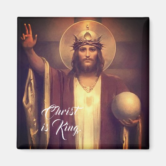 Christus de koning magneet (Voorkant)