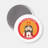 Christus de koning magneet (Voorkant / Achterkant)