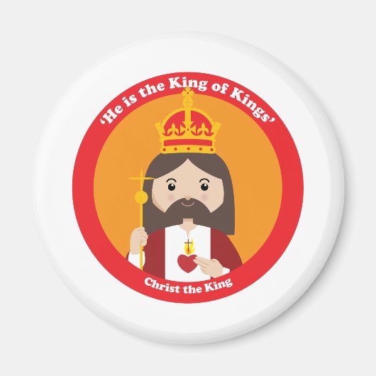 Christus de koning magneet (Voorkant)