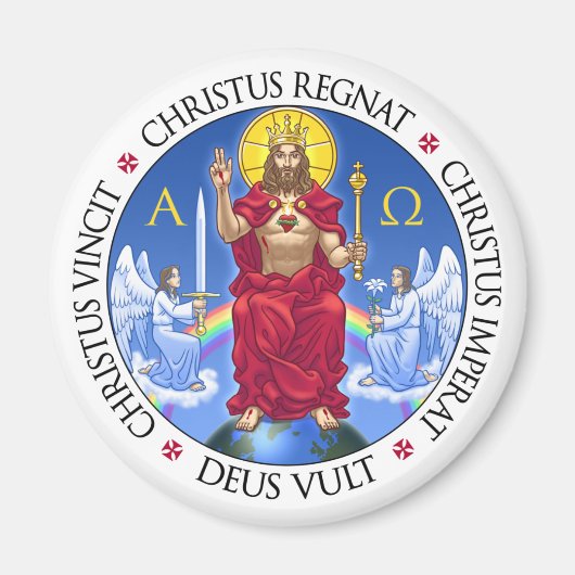 Christus de koning - magnet (Voorkant)