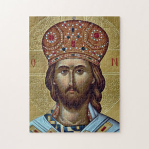 Christus, de Koning Orthodoxe Christelijke Icoon Legpuzzel