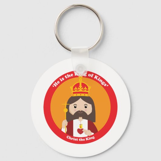 Christus de koning sleutelhanger (Voorkant)