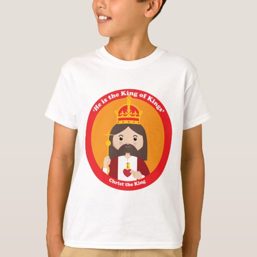 Christus de koning t-shirt (Voorkant)