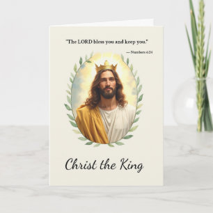 Christus de Koning Vrede en Zegeningen van God Sch Kaart