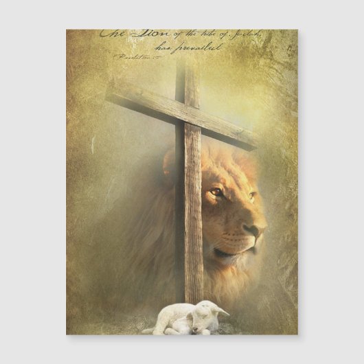 Christus de leeuw, het lam van God (Voorkant)