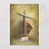 Christus de Leeuw van Juda Briefkaart (Voorkant)