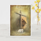 Christus De leeuw van Judah Kaart (Gele Bloem)