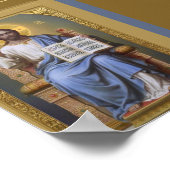 Christus De leraar / Alle krachtige ** Art Poster (Hoek)