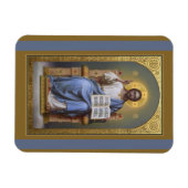 Christus De leraar/alle krachtige paaskaart Magneet (Horizontaal)