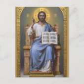 Christus De leraar/Alle krachtige ** Paskaart Briefkaart (Voorkant)