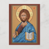 Christus de Light Giver Prayer Card Briefkaart (Voorkant)