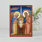 Christus de Nieuwe Dageraad Folie Feestdagenkaart (Staand Voorkant)