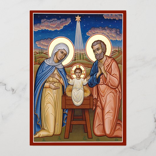 Christus de nieuwe dageraad folie uitnodiging (Voorkant)