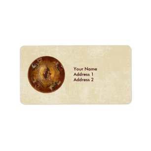 Christus de Pantakrator Christelijk Icon Etiket