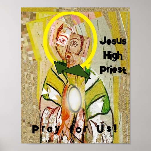 Christus de priester poster (Voorkant)