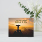 Christus de Redeemer Brazilië Briefkaart (Staand voorkant)